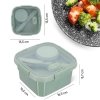 Pojemnik na żywność Smart  Eco Line LUNCH KIT 1,1L kwadratowy zielony